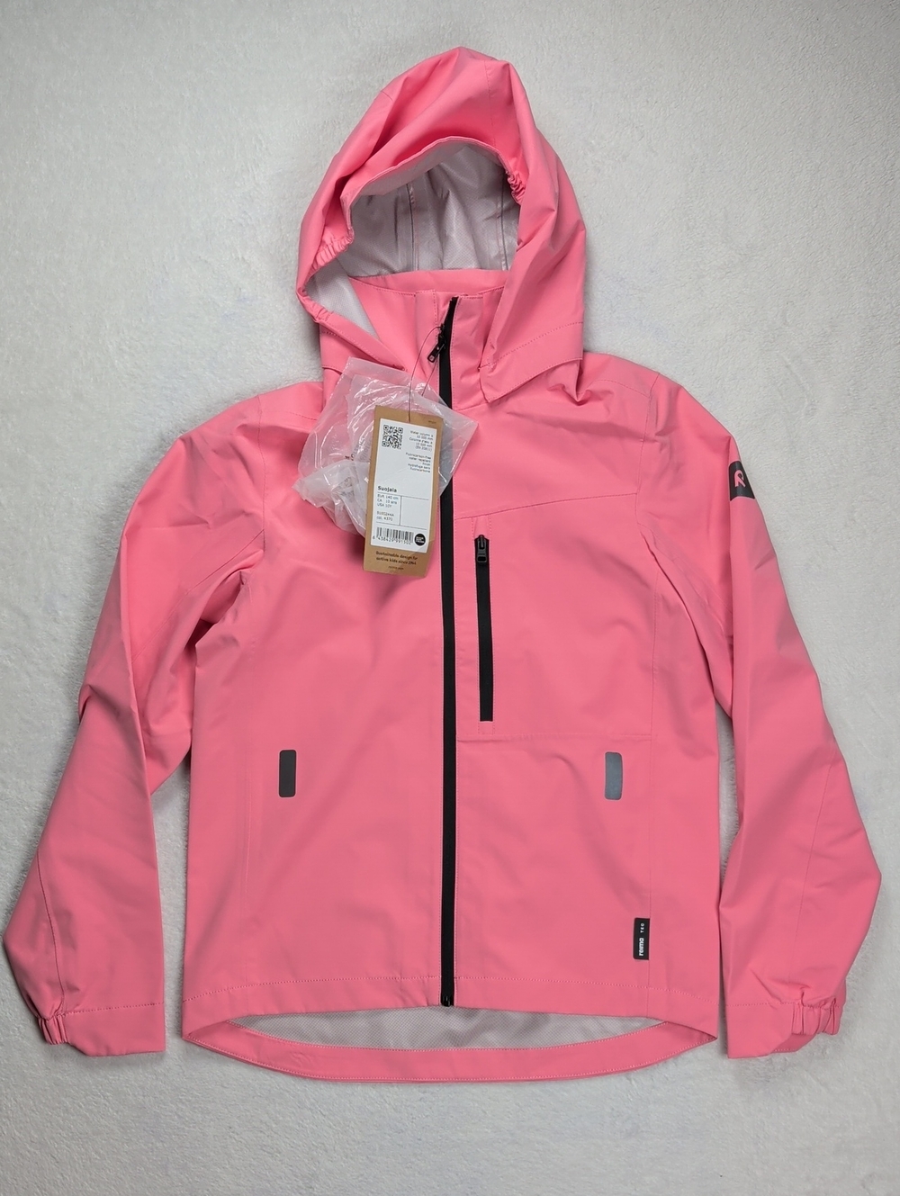 Reima Suojala - Kids' ReimaTec Waterproof Jacket Size 140 / 10 Years Sunset Pink